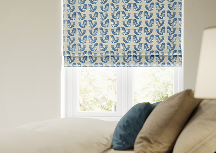 Scandi Birds, Capri - Roman Blind - Image 5